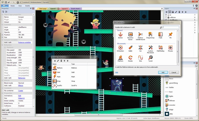 Cómo crear un juego para Android con Construct 2 en ruso